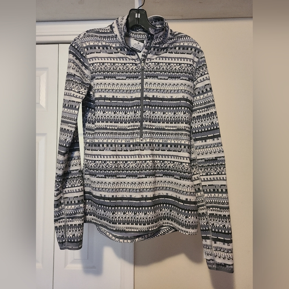 Womens Nike Pro Hyperwarm Half Zip Longsleeve Top Medium